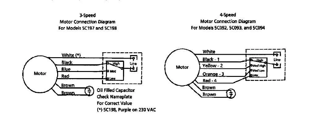 Dayton 1Xfy4 Gear Motor Wiring Diagram