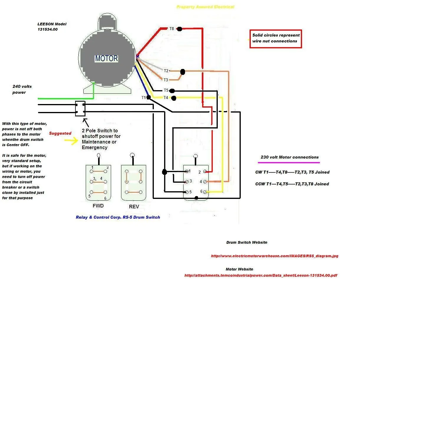 Dayton Fan Motor Wiring Diagram