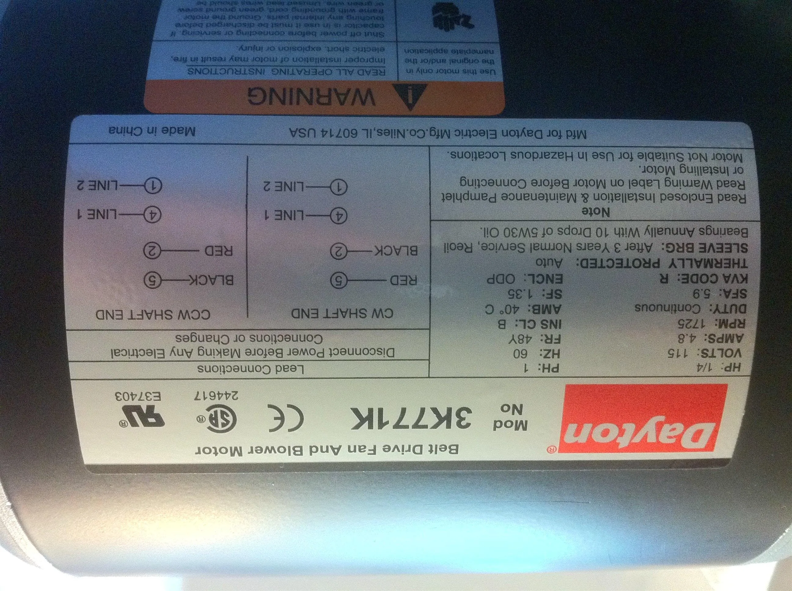 Dayton Gear Motor Wiring Diagram Collection