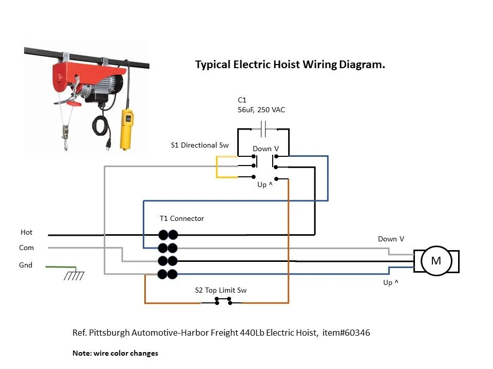 Dayton Hoist Wiring Diagram