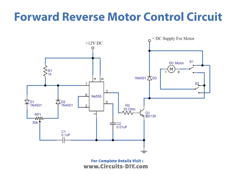 Dc Motor Forward Reverse Switch Wiring Diagram Single Phase