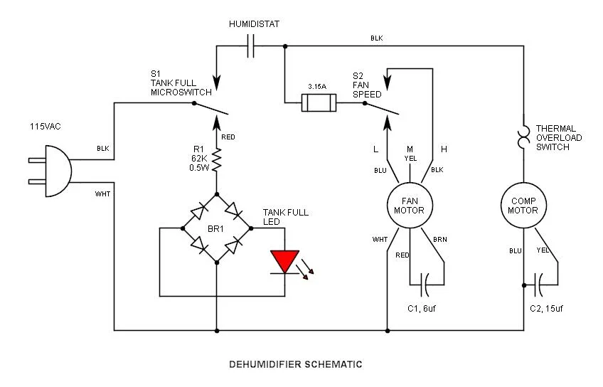Dehumidifier Wiring Diagram