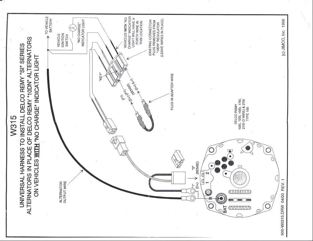 Delco Alternator External Regulator Wiring Diagram