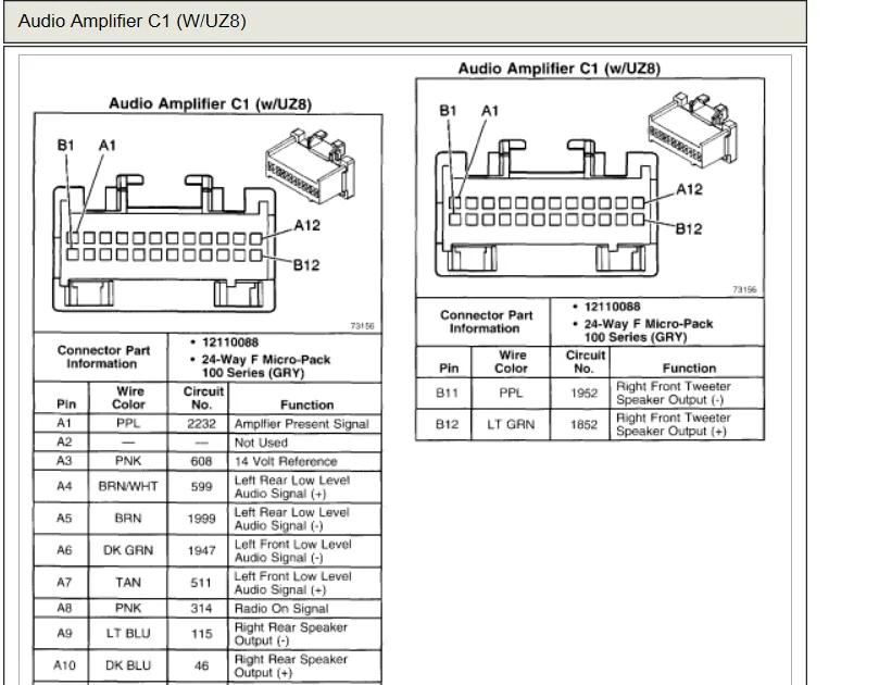 Delco Radio Wiring Color Code