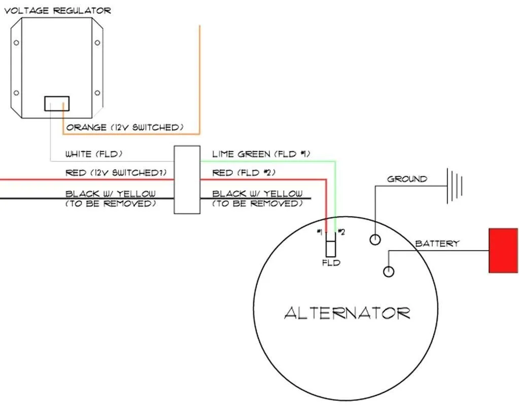 Delco Remy Alternator Wiring Diagram