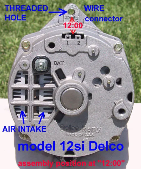 Delco S1 Alternator Circuit Diagram Internal Regulator 3 Wir
