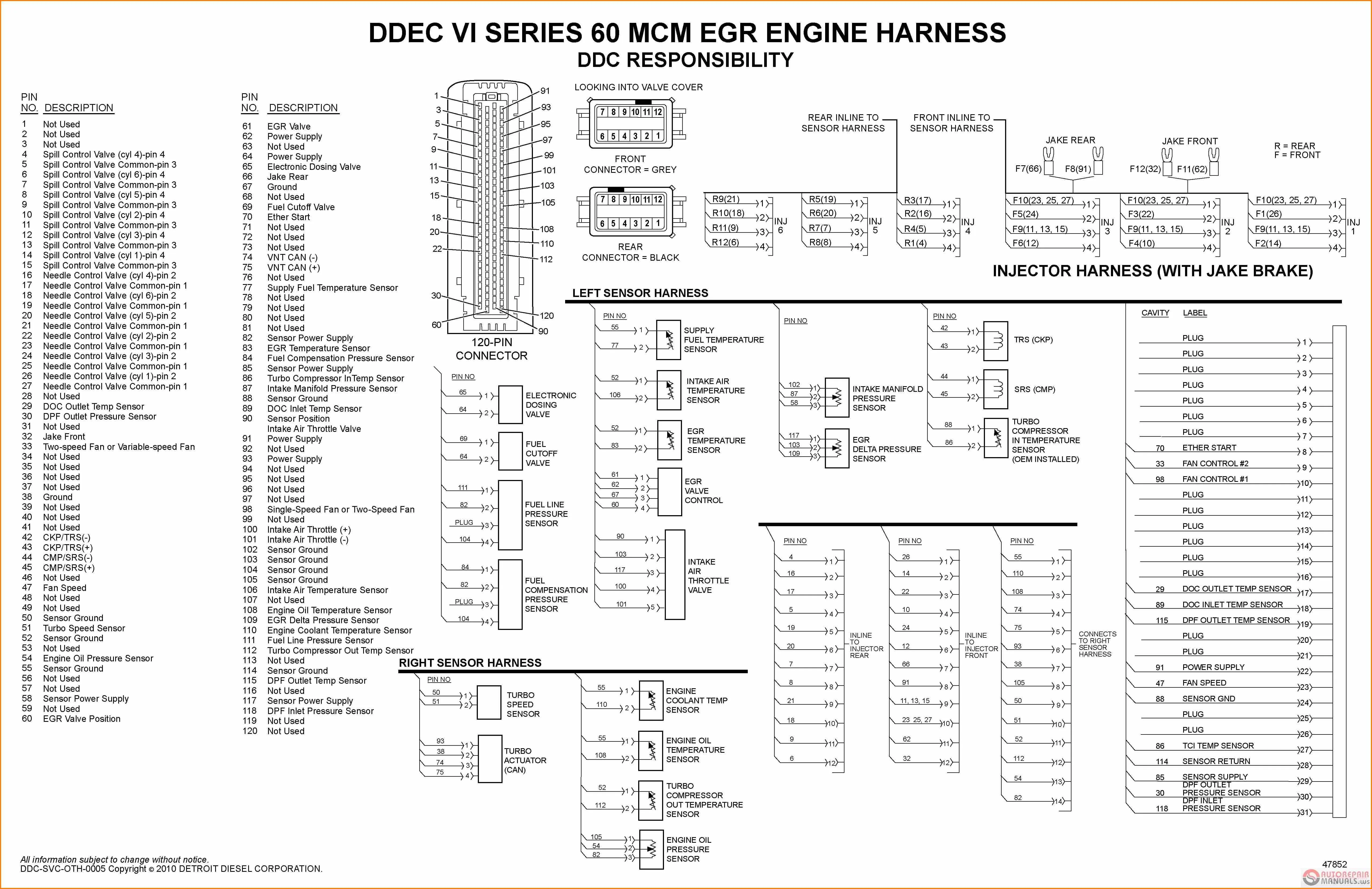 Detroit Ddec 4 Ecm Wiring Diagram