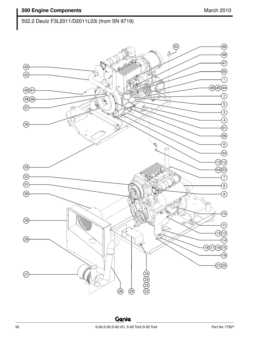 Deutz F3L1011 Parts Diagram