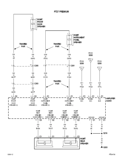 Diagram 01 Pt Cruiser Stereo Wiring Diagram