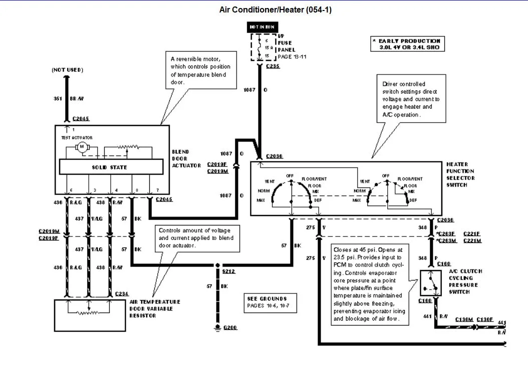 Diagram 03 Taurus A Cpressor Wire Diagram