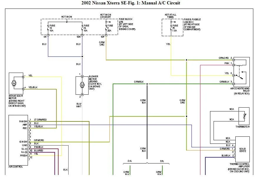 Diagram 04 Nissan Xterra Wiring Diagram