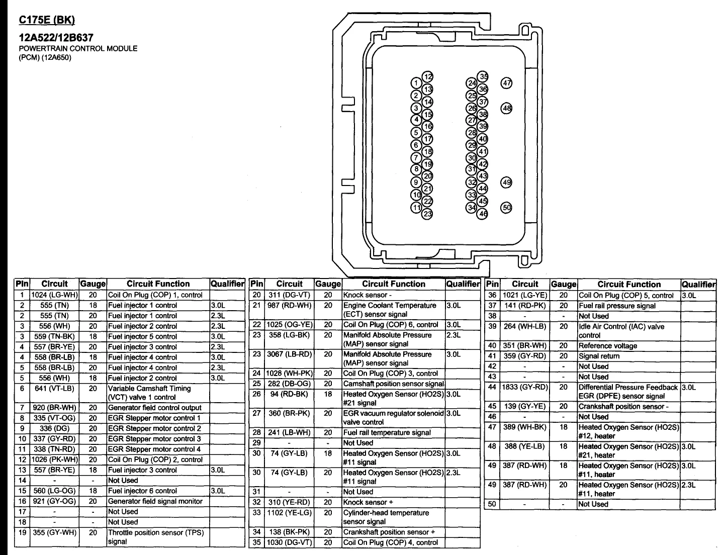 Diagram 06 Ford Fusion Pcm Wiring Diagram