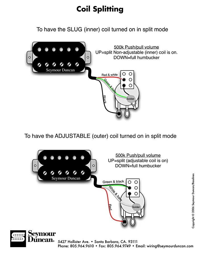 Diagram 1 Humbucker Single Coil Wiring Diagram Schematic