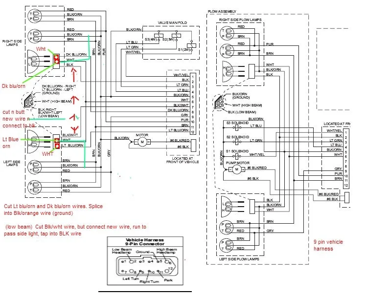 Diagram 12 Pin Wiring Diagram Western Mvp