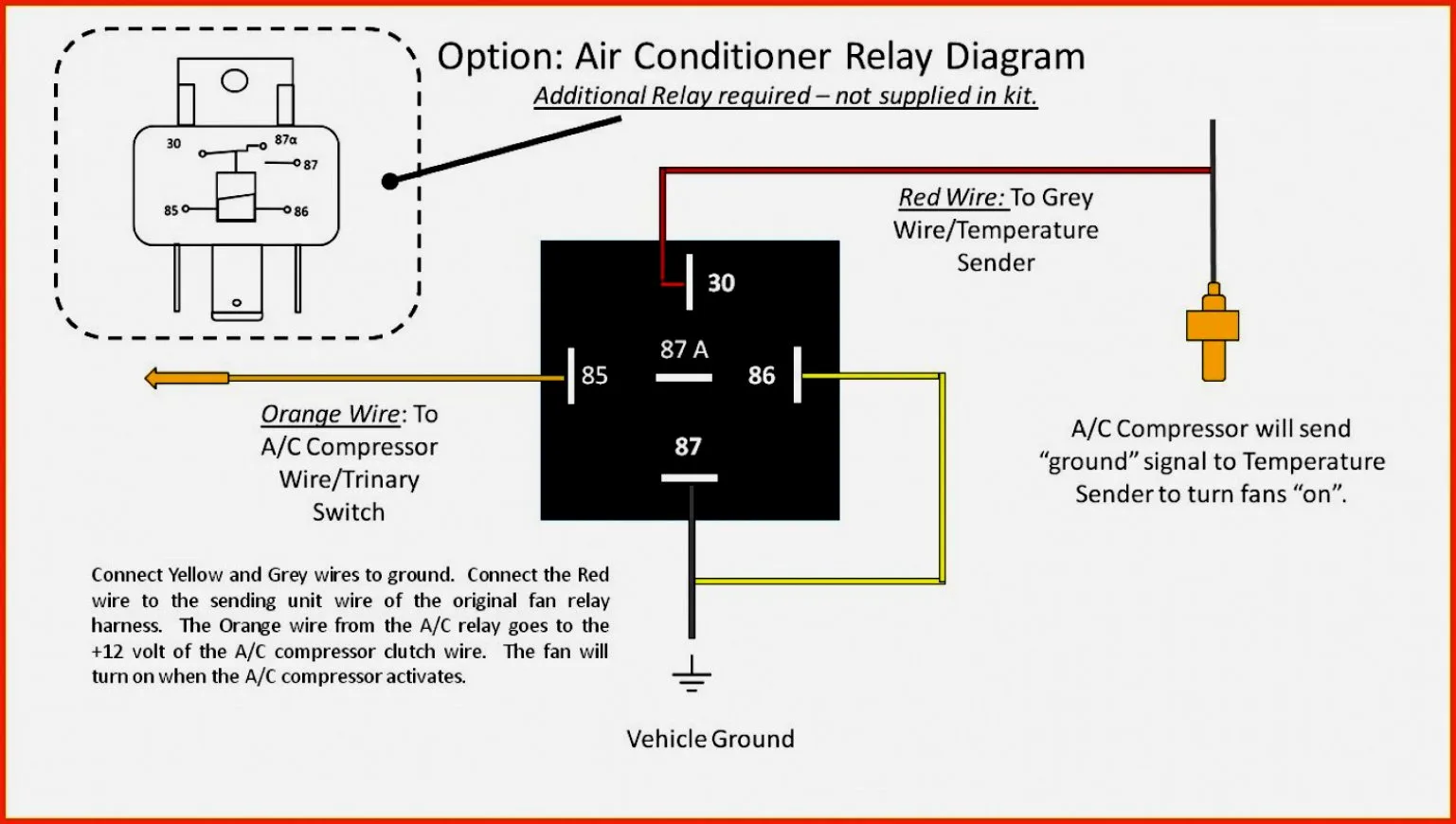 Diagram 12 Volt Relay Diagram