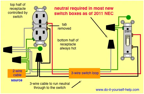 Diagram 120V Current In Electrical Switch Wiring Diagrams