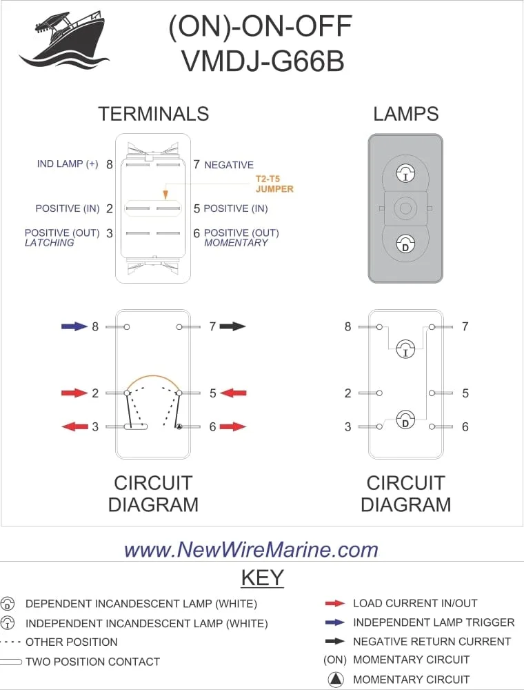 Diagram 12V Rocker Switch Wiring Diagram Picture