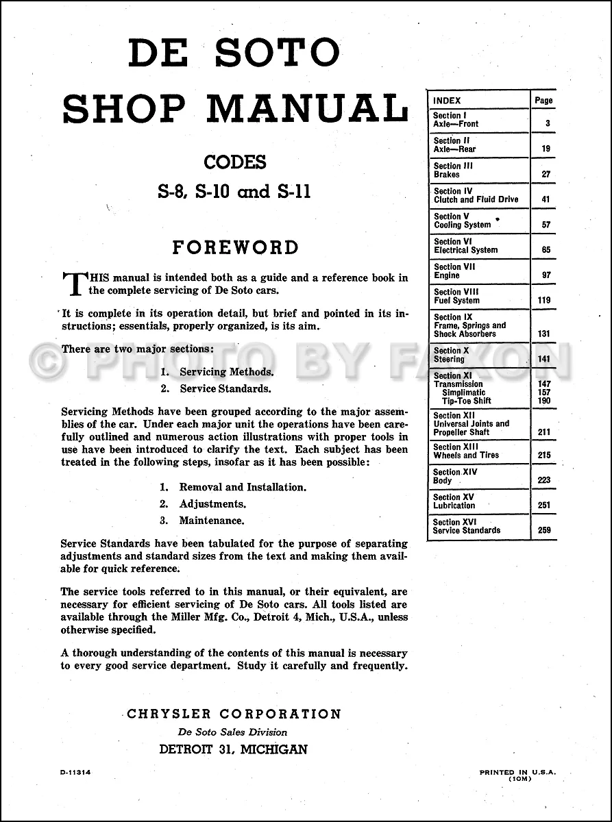 Diagram 1951 Desoto Wiring Diagram
