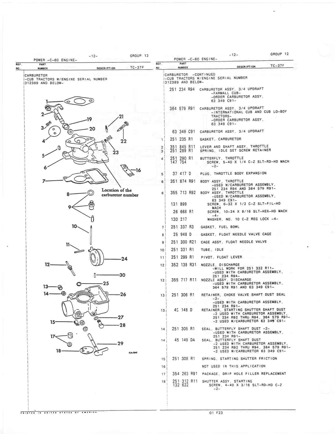Diagram 1954 Farmall Cub Diagram