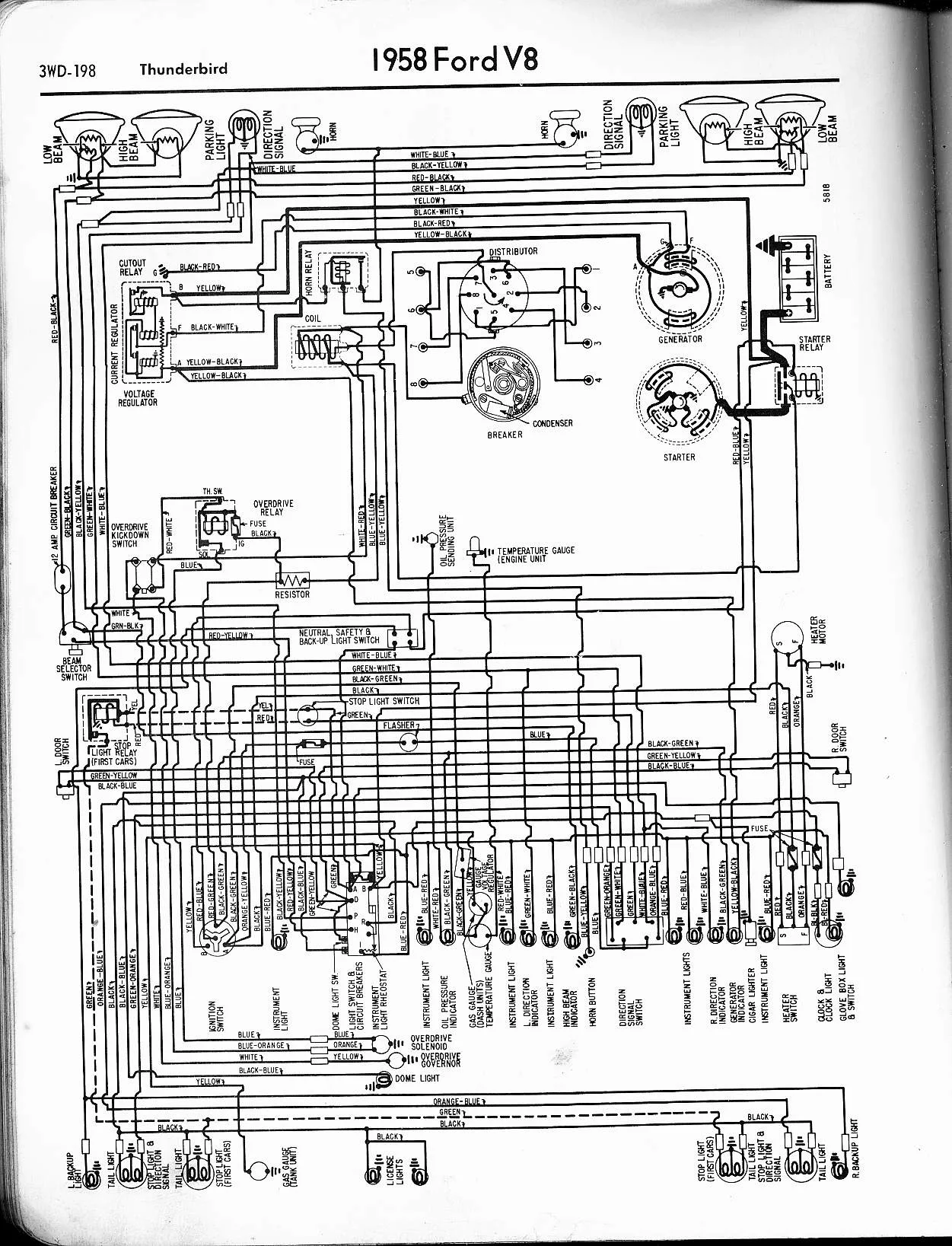 Diagram 1955 Thunderbird Overdrive Wiring Diagram