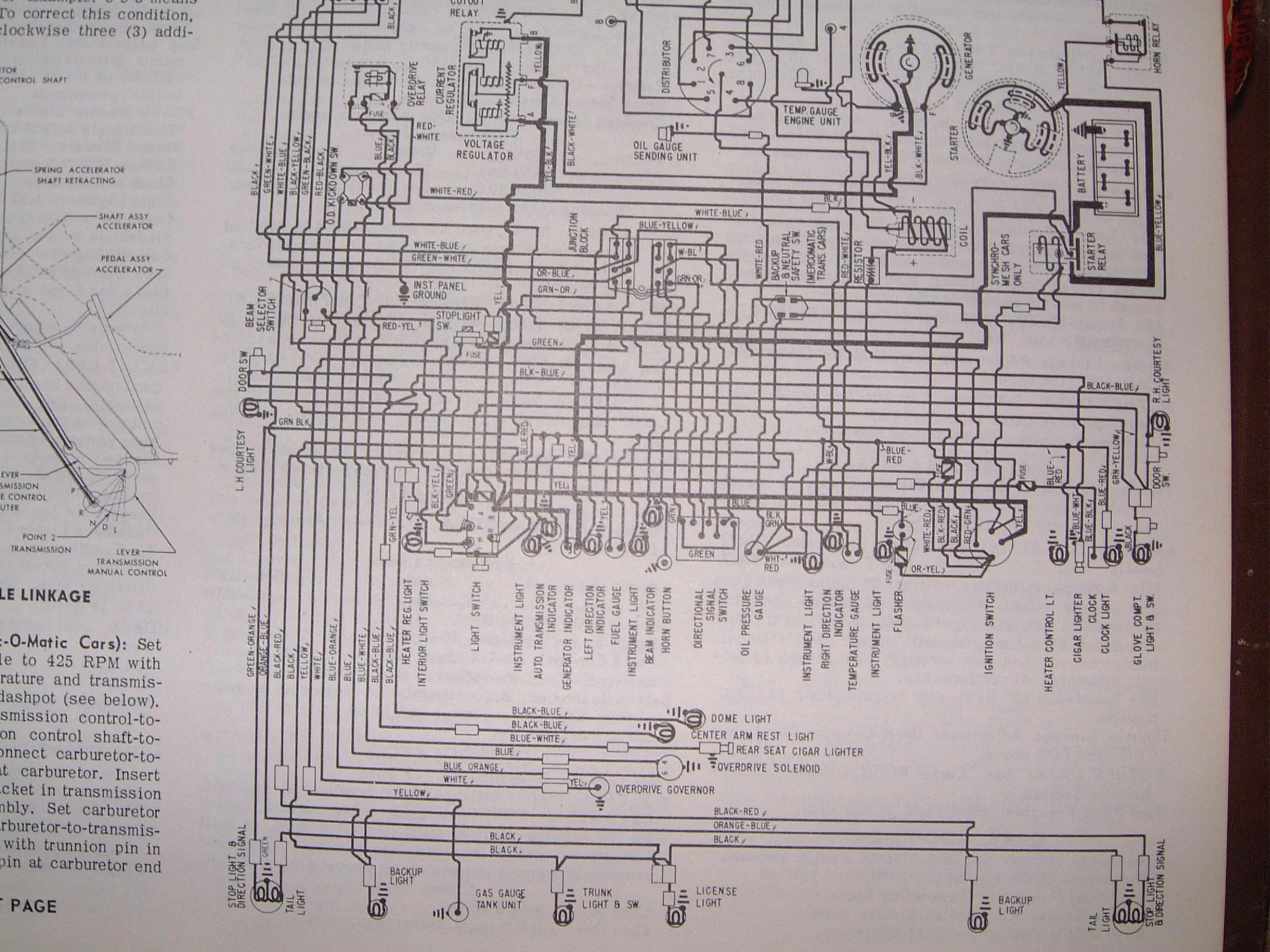 Diagram 1956 Mercury Montclair Wiring Diagram Schematic