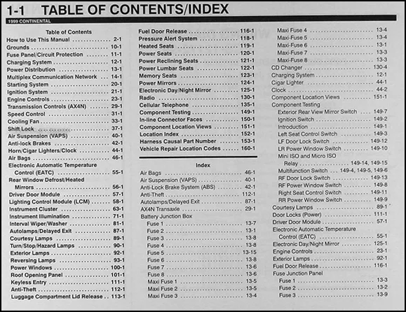 Diagram 1962 Lincoln Continental Wiring Diagram Manual Reprint