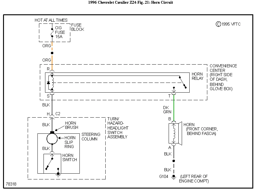 Diagram 1964 Chevrolet Horn Relay Wiring Diagram