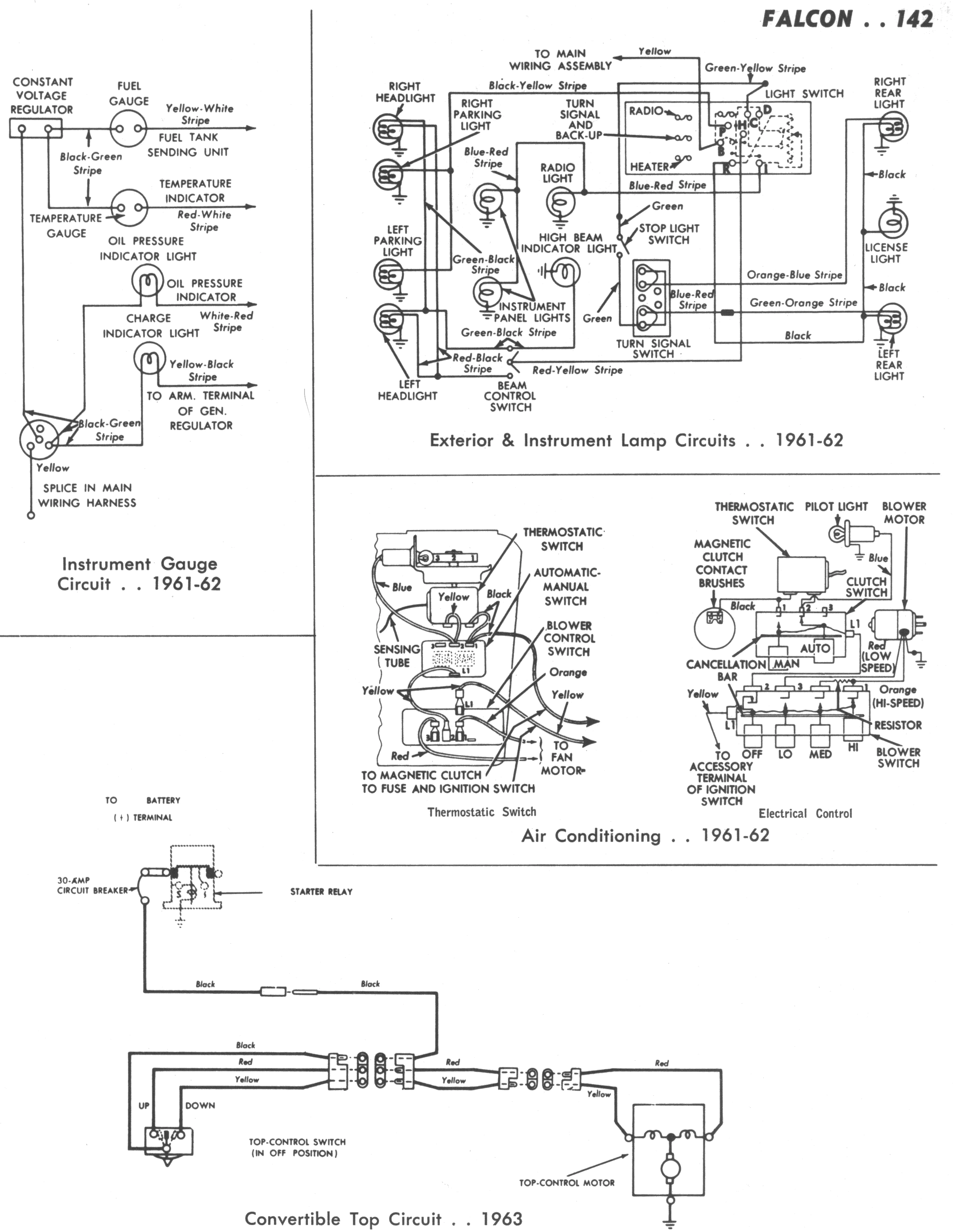 Diagram 1964 Ford Falcon Wiring Diagram Instrument
