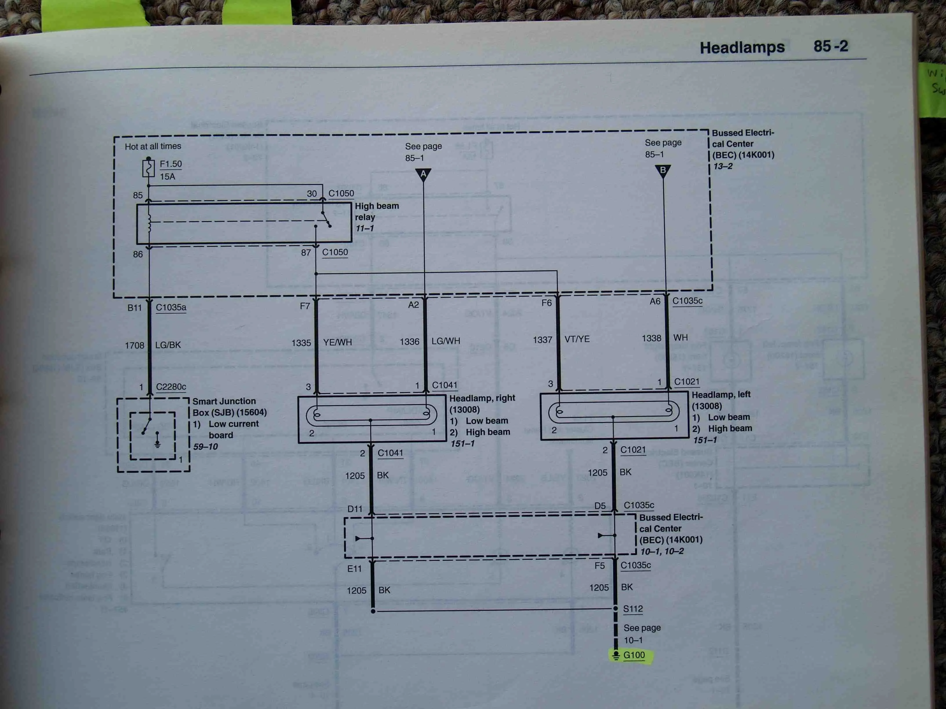 Diagram 1964 Ford Mustang Headlight Wiring Diagram