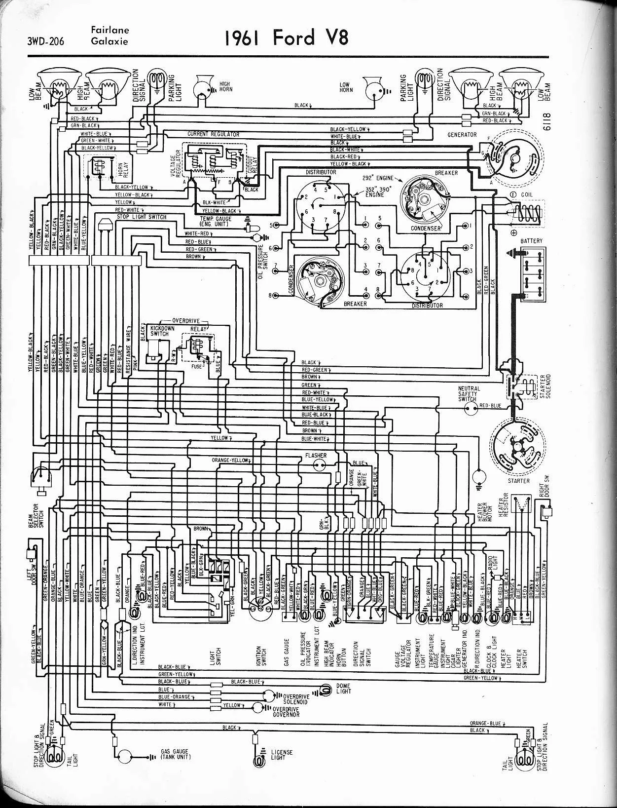 Diagram 1964 Ford Thunderbird Fuse Diagram
