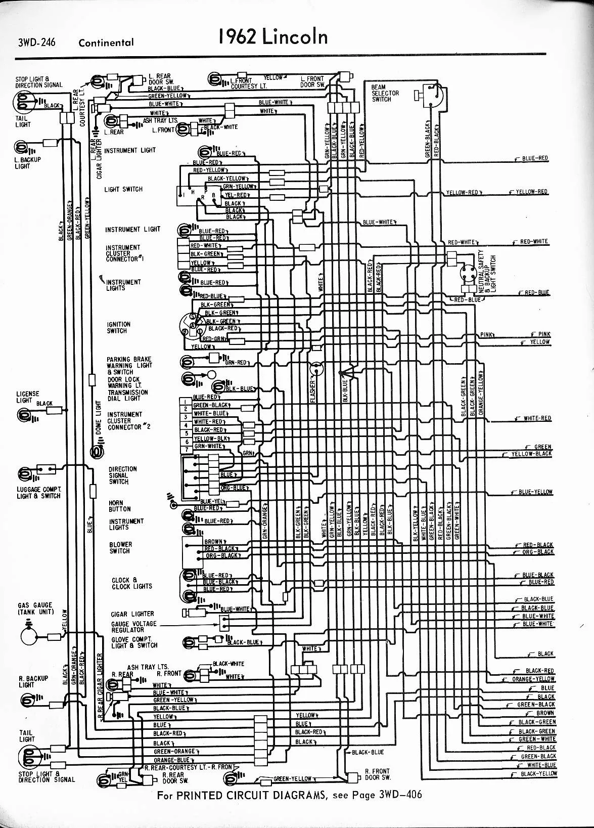 Diagram 1965 Lincoln Wiring Diagrams Automotive