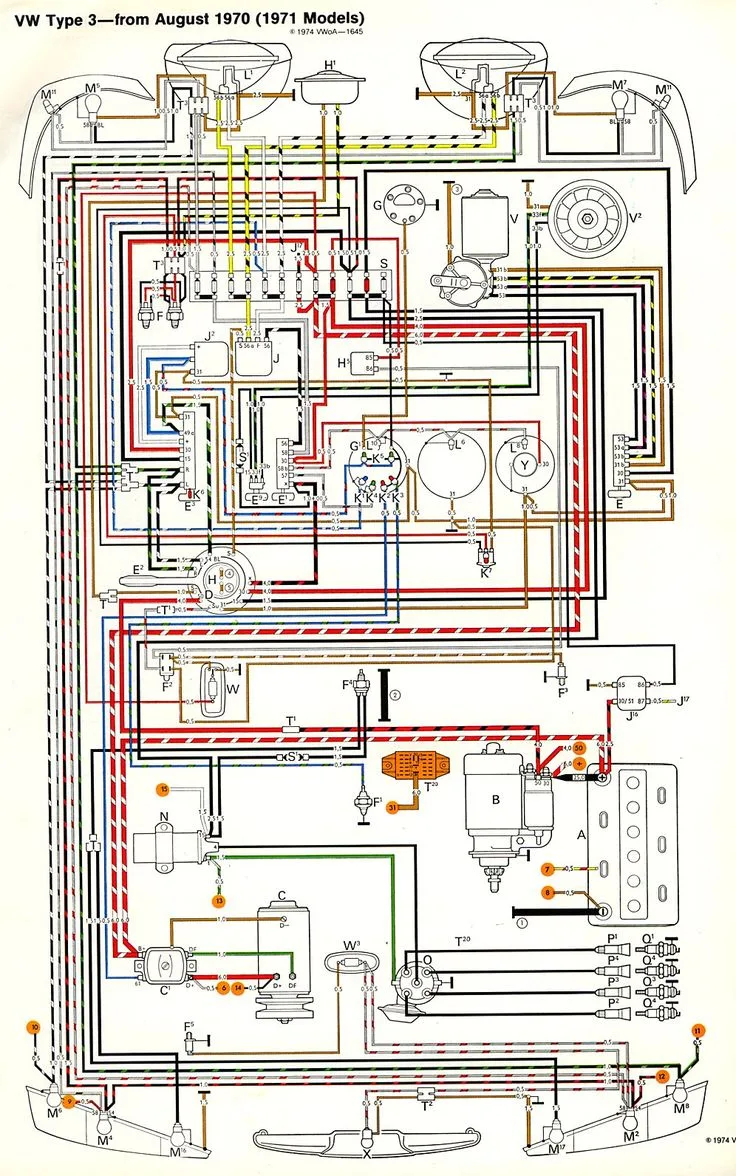Diagram 1965 Vw Bus Wiring Diagram Picture