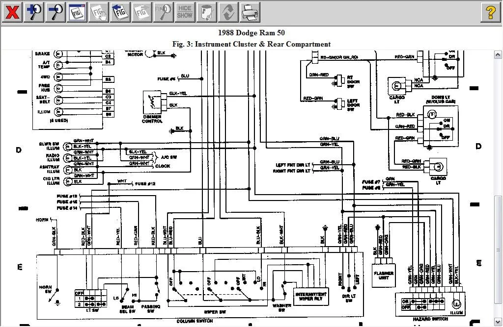 Diagram 1966 Dodge Truck Wiring Diagram