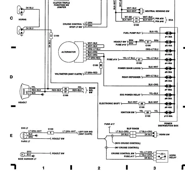 Diagram 1966 Ford Diagram Horn
