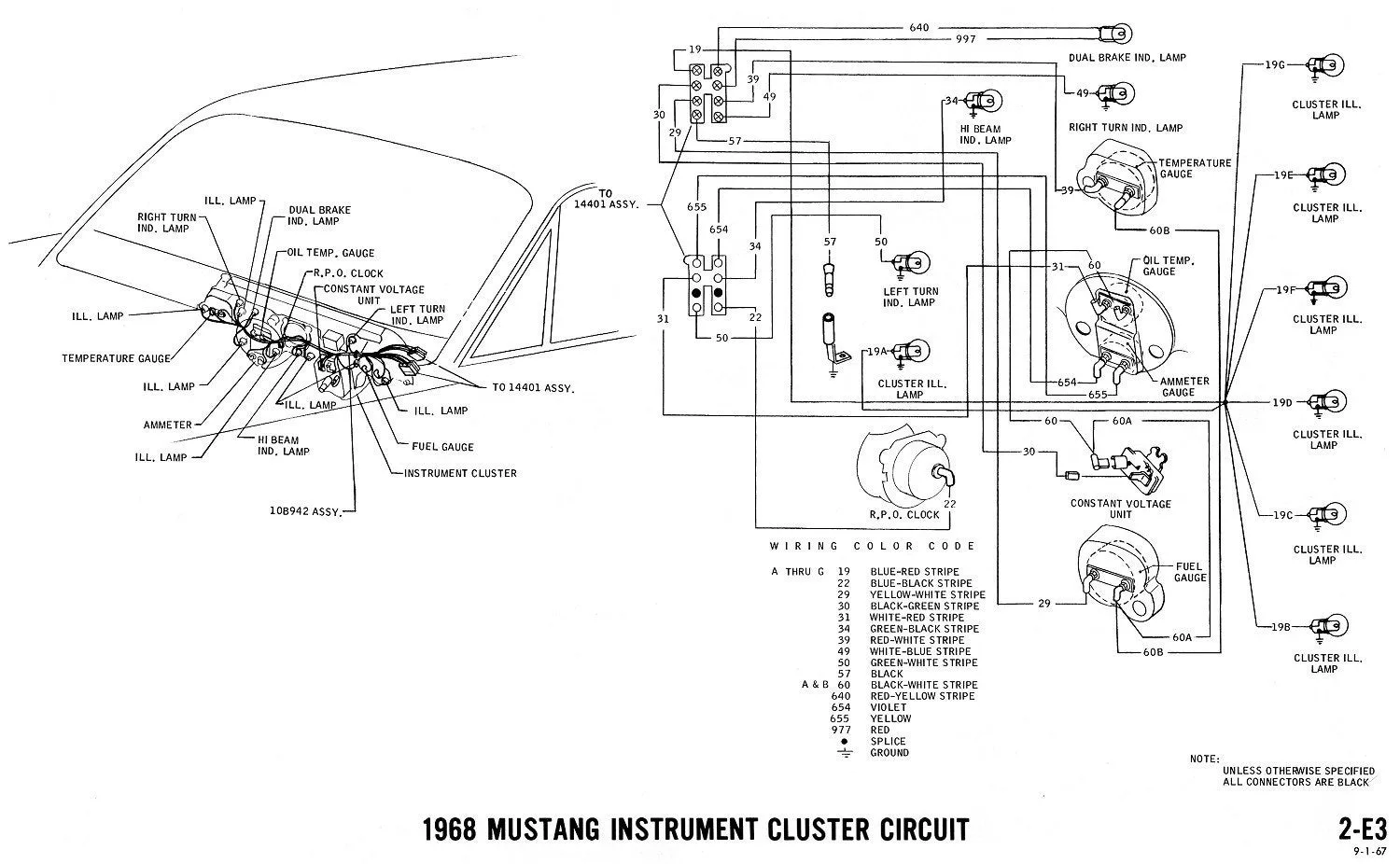 Diagram 1966 Mustang Ammeter Wiring Diagram