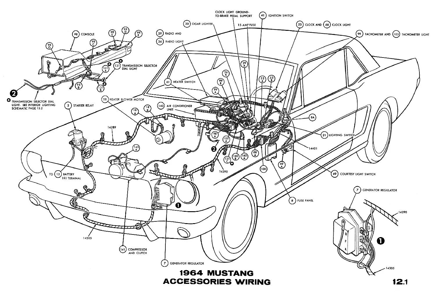 Diagram 1966 Mustang Courtesy Light Wiring Diagram
