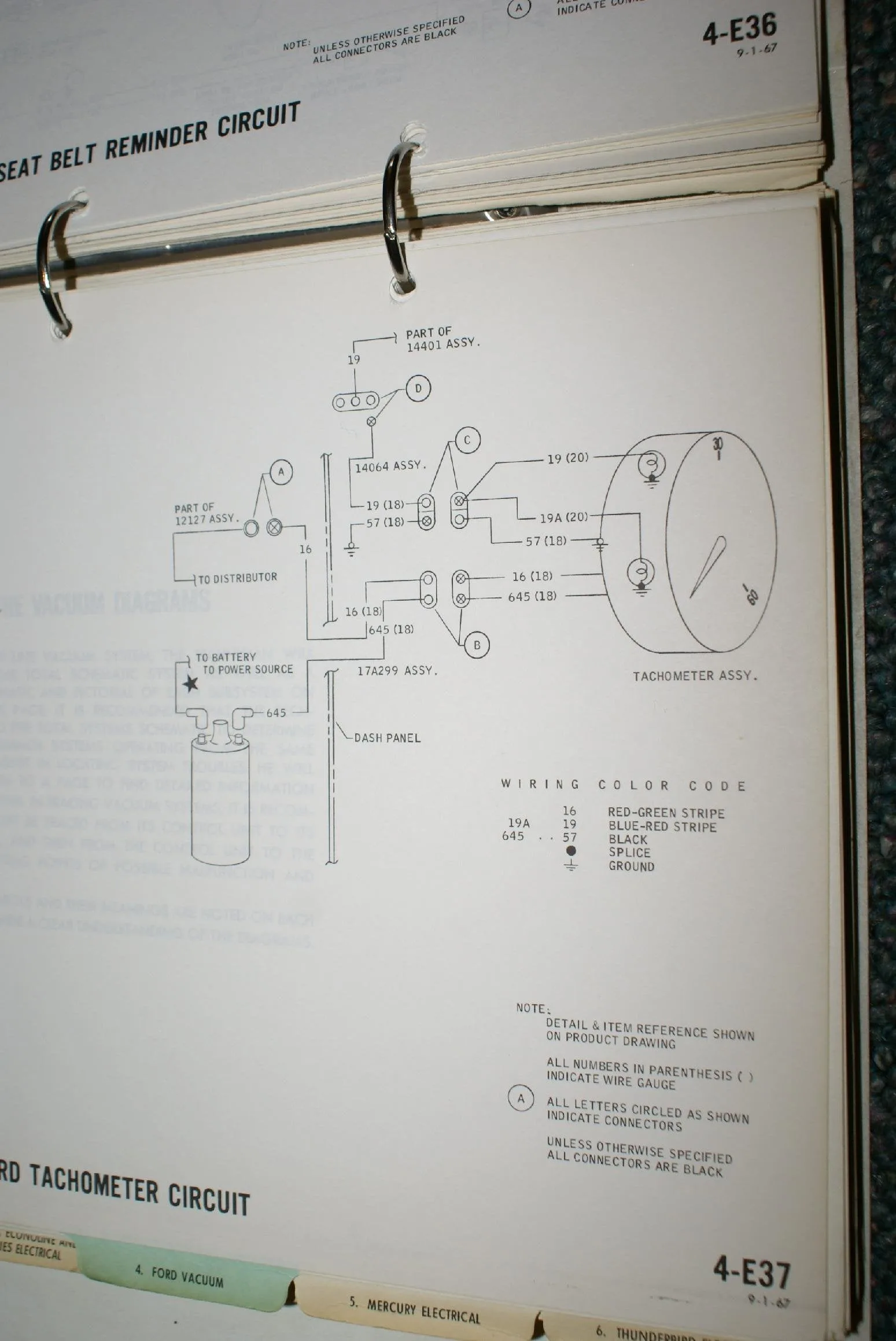 Diagram 1966 Mustang Wiring Diagram Tachometer