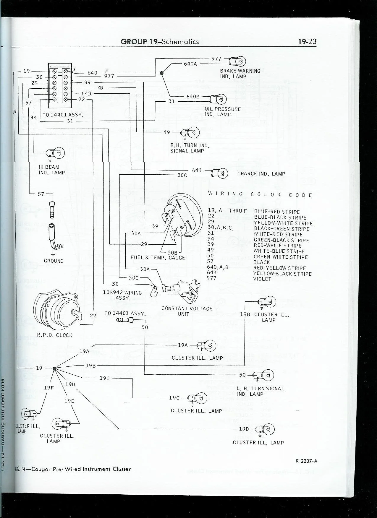 Diagram 1966 Mustang Wiring Diagram Tachometer