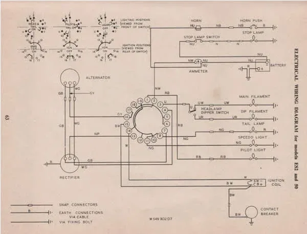 Diagram 1966 Norton Wiring Diagram