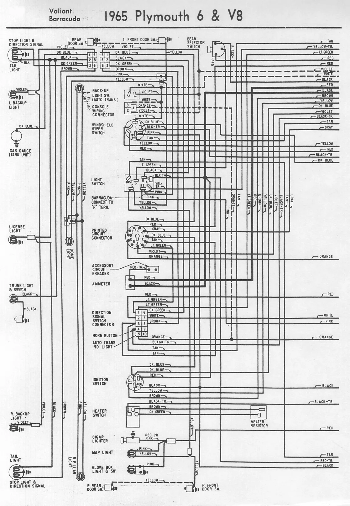 Diagram 1967 Barracuda Wiring Diagrams