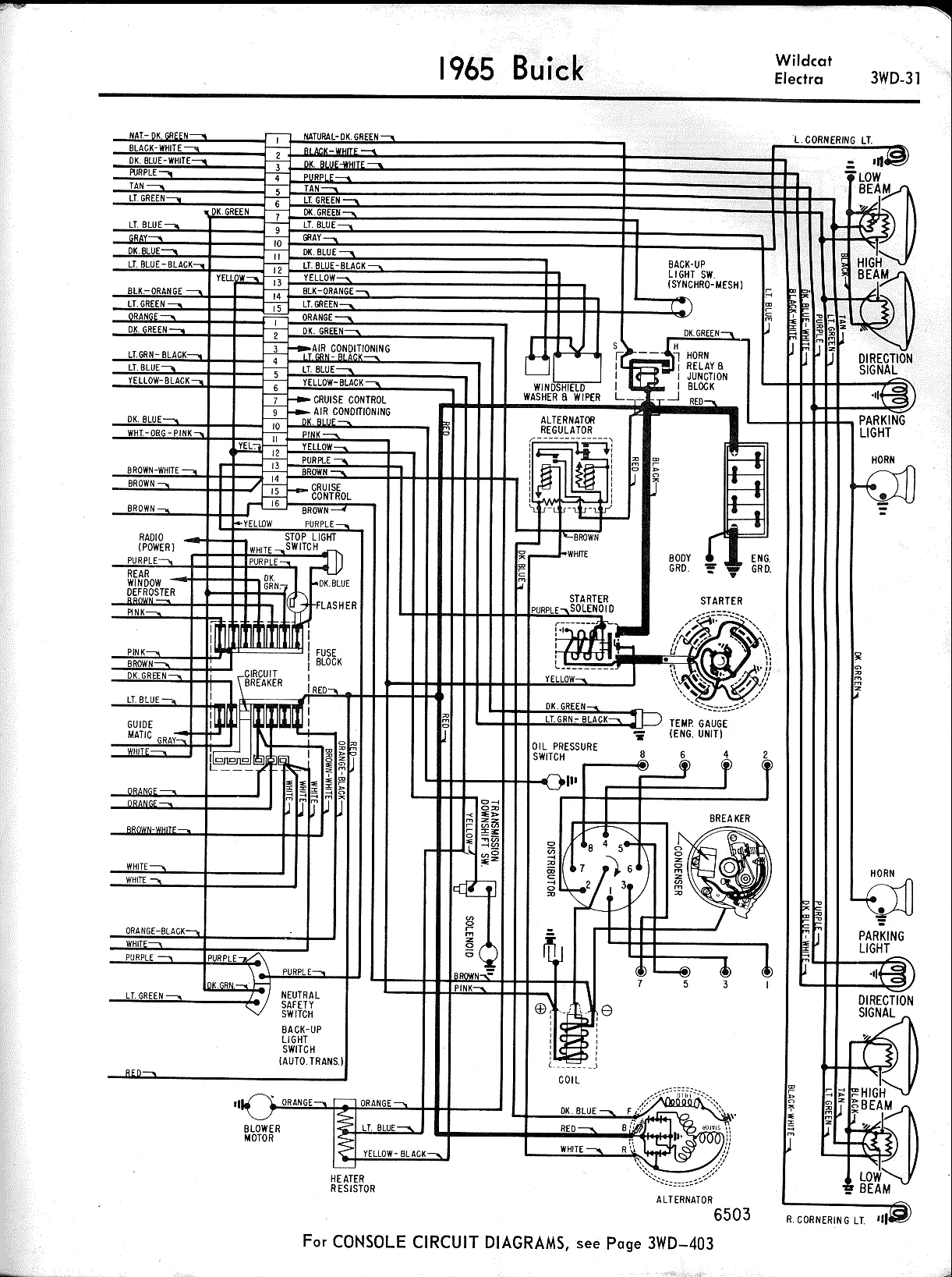 Diagram 1967 Buick Electra Wiring Diagram Schematic