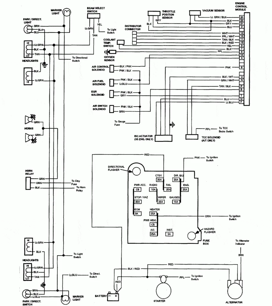 Diagram 1967 Camaro Headlight Wiring To Fuse Box Diagram