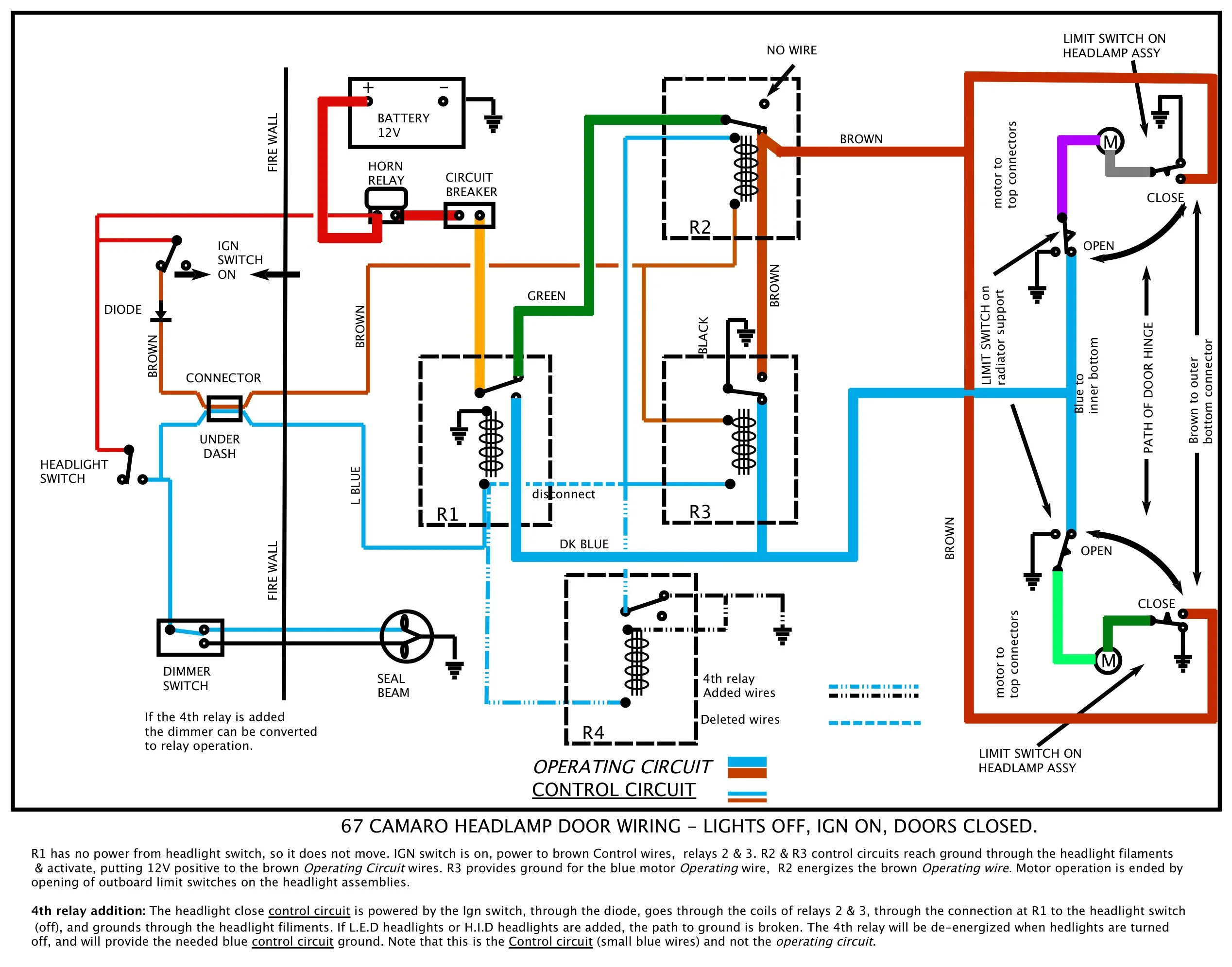 Diagram 1967 Camaro Horn Relay Wiring Diagram