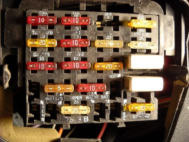 Diagram 1967 Firebird Fuse Box Diagram