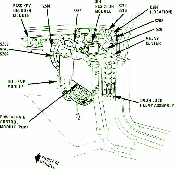 Diagram 1967 Pontiac Le Mans Fuse Box Diagram