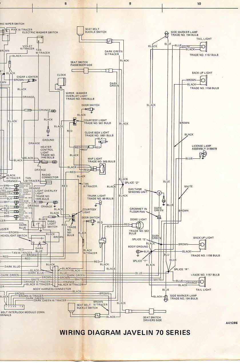 Diagram 1968 Amx Tachometer Wiring Diagram