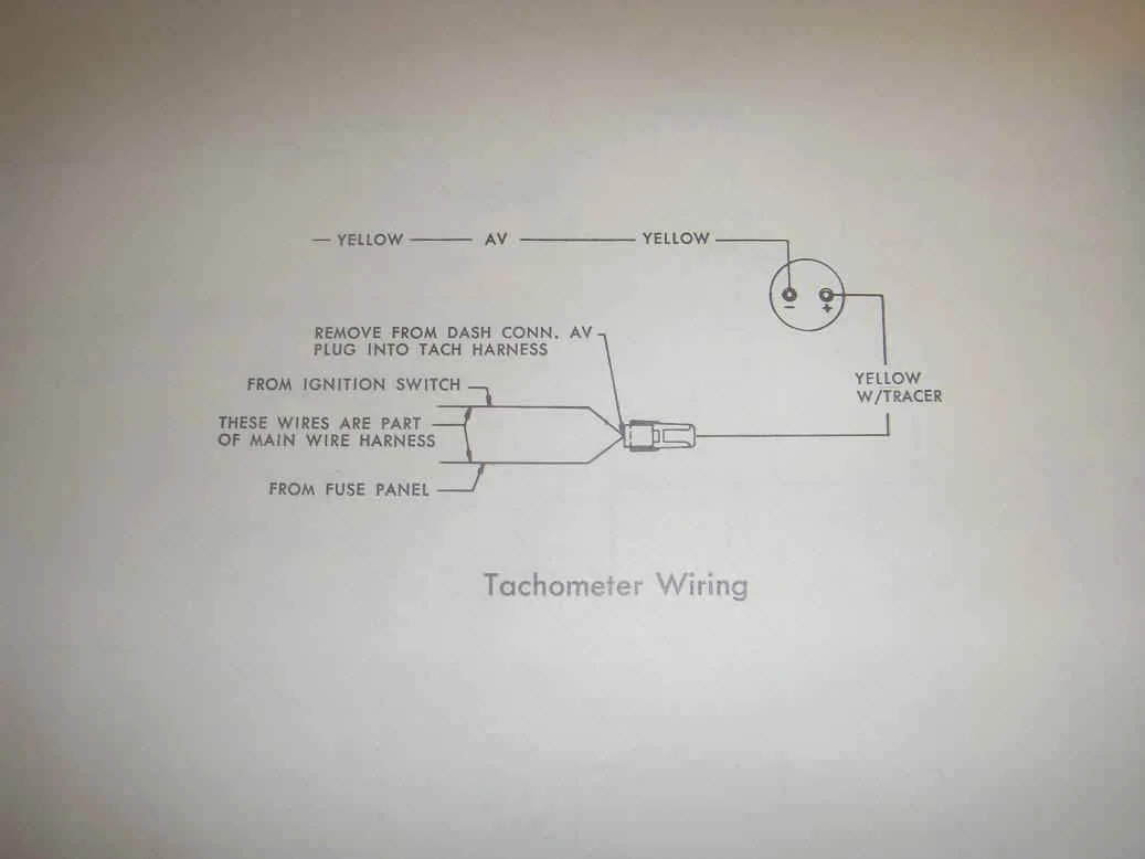 Diagram 1968 Amx Tachometer Wiring Diagram