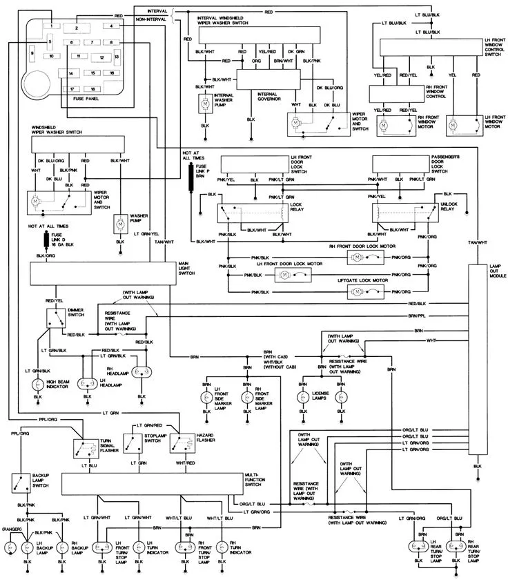 Diagram 1968 Ford Truck Steering Column Wiring Diagram
