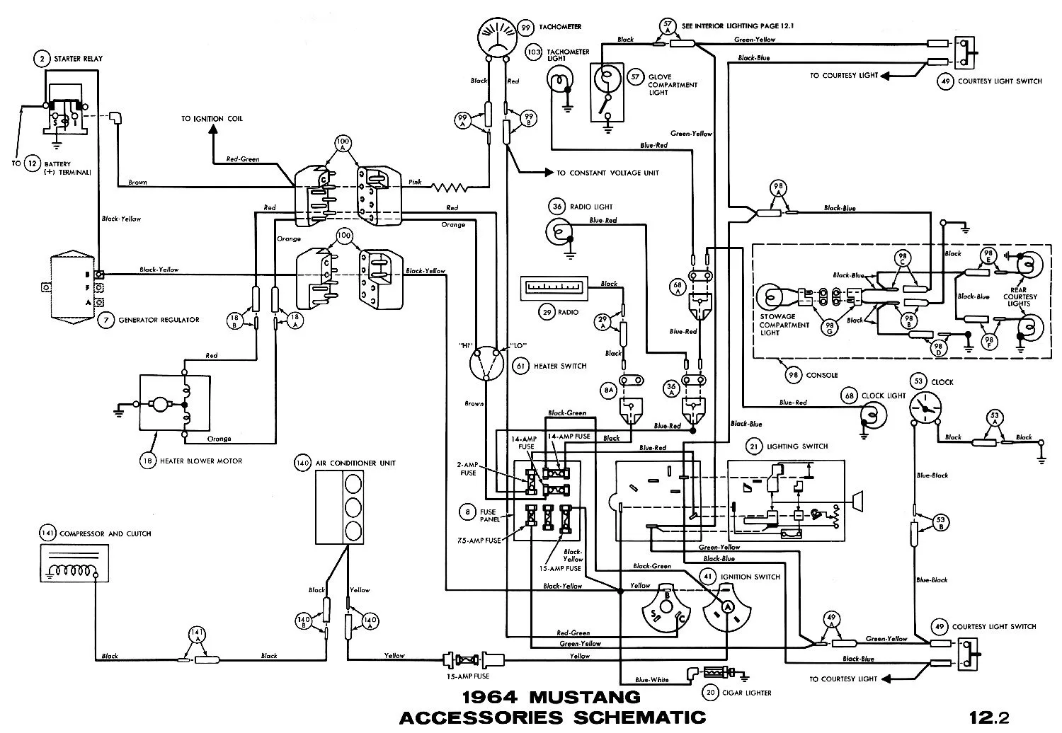 Diagram 1968 Mustang Ignition Switch Wiring Diagram