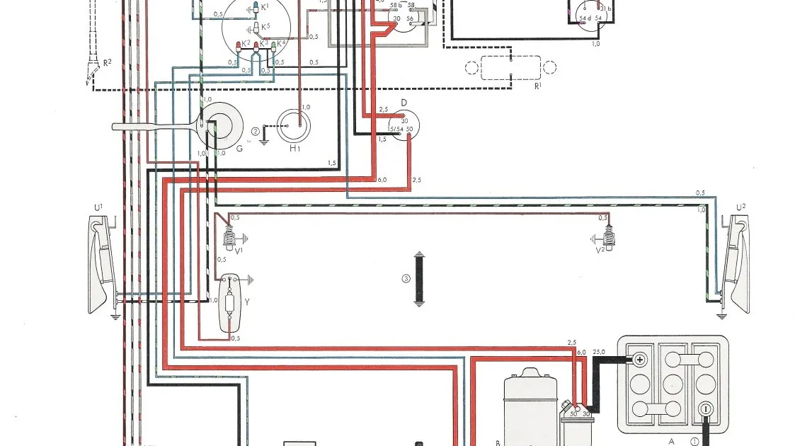Diagram 1968 Vw Turn Signal Wiring Diagram